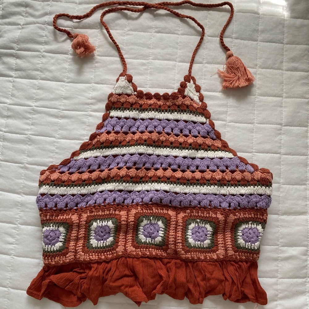 Crochet crop top